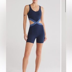 Beyond yoga spacedye in the mix jumpsuit size small